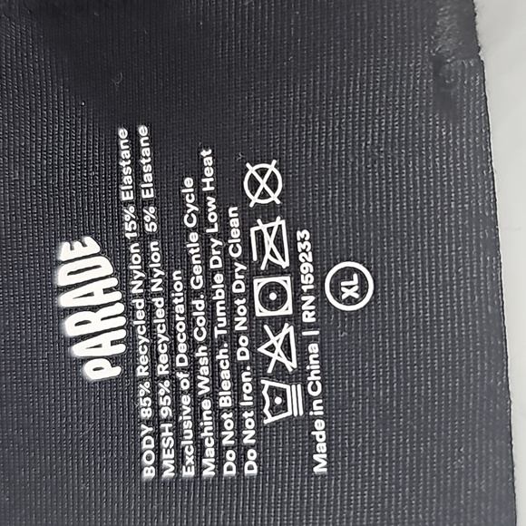 Parade Black Bralette, XL - Picture 2 of 15